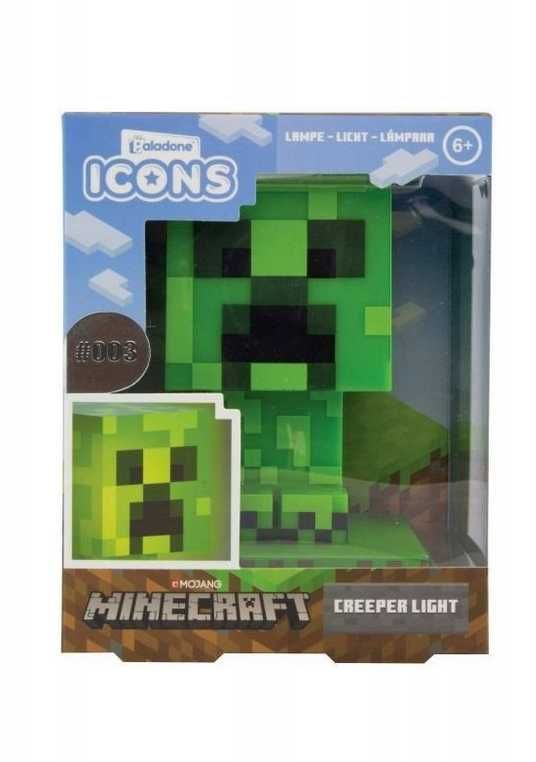 Mini lampa Minecraft Creeper lampka nocna Icon 3D