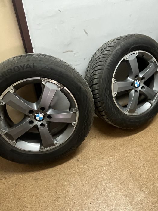 Koła zimowe 18" BMW X5 Ronal Uniroyal 255/55/18 + ŚRUBY + DYSTANSE