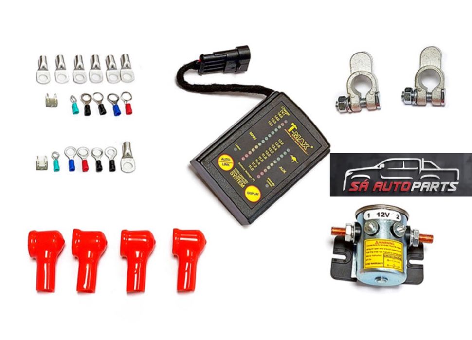 Gestor de Bateria Dupla T-Max com Display Digital