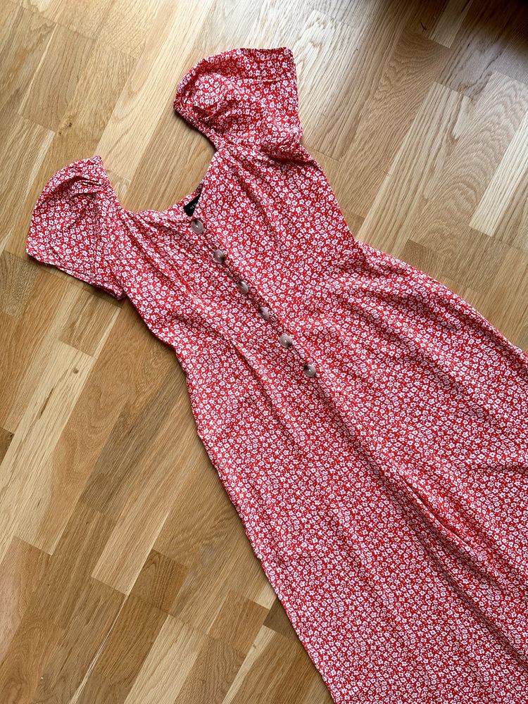 Wzorzysty kombinezon z wiskozy boho New Look