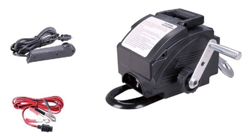 Guincho/Diferencial de 12V de puxar/arrastar carga p/ dentro viaturas