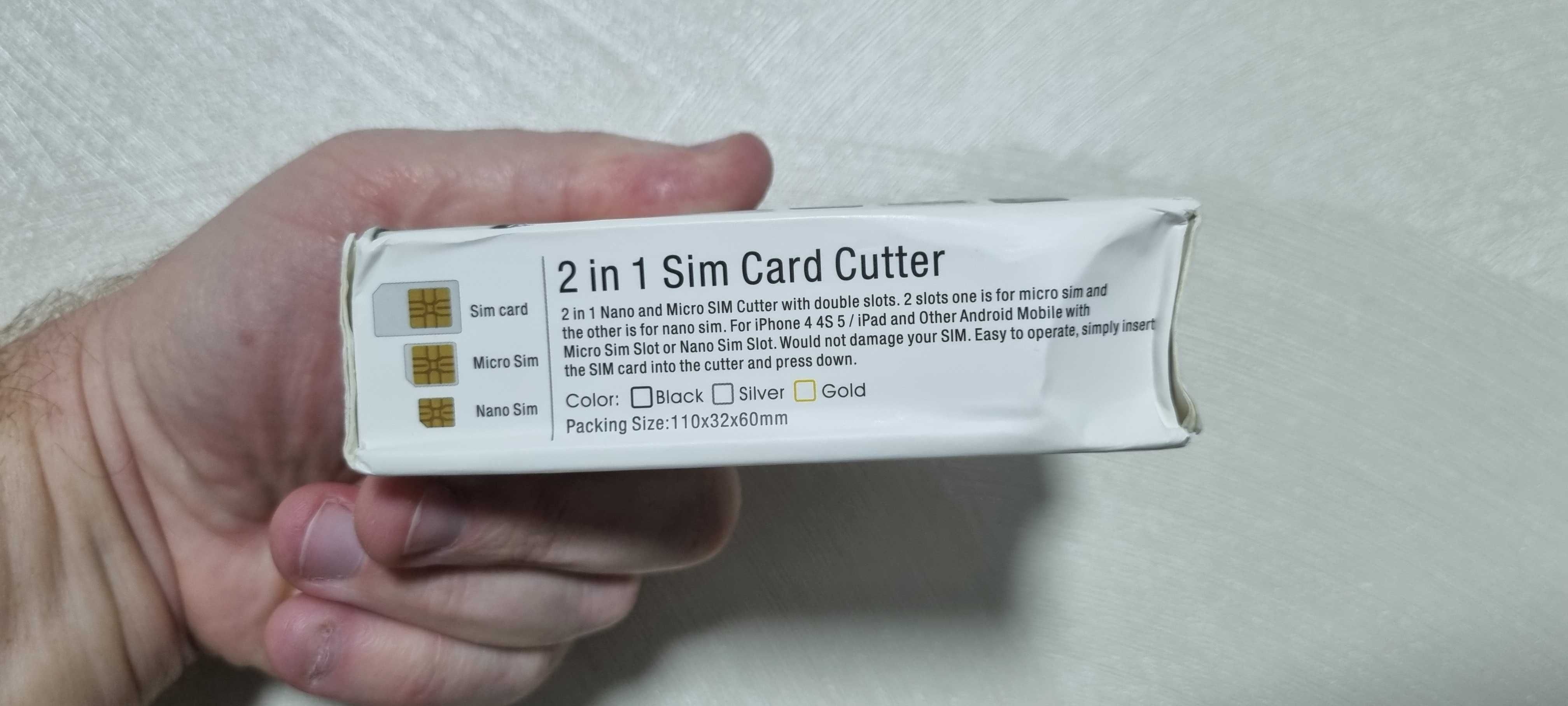 Ножиці для обрізки sim карт BAKU BK7299, для SIM карт micro sim, nano