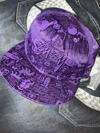 Кепка stussy vintage new era monogram snapback 5panell пятипанелька