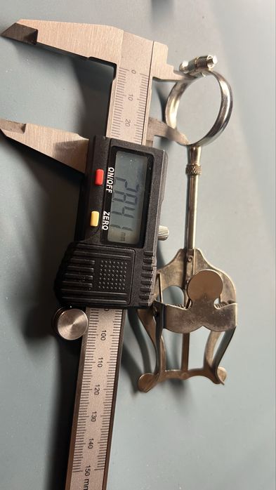 Lirka do klarnetu regulacja chromowana