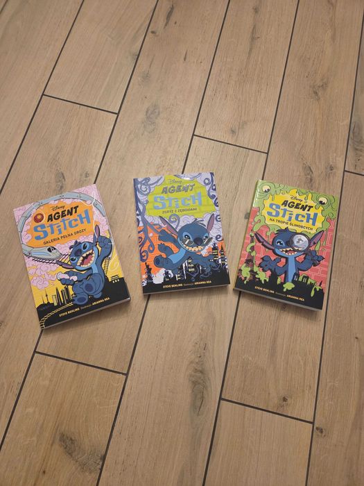 Zestaw książek z serii Agent Stitch Disney 3 Tomy