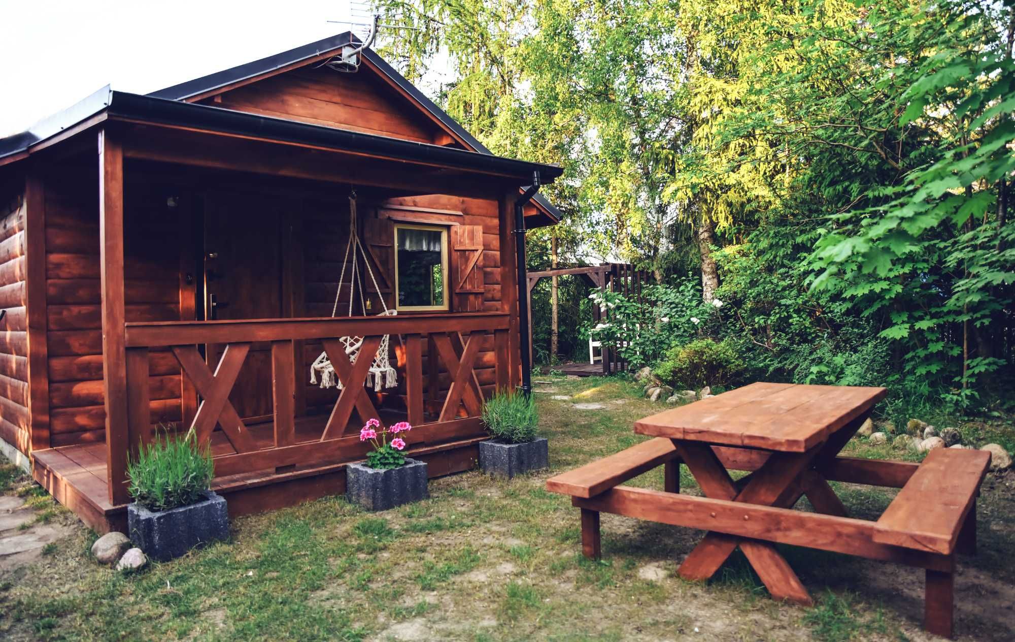 Domek z oknem na brzozę - Mazury jezioro azyl dla Rodzin -Dąbrówno