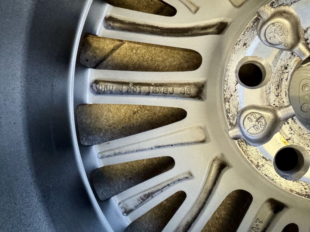 Oryginalne Koła Lexus ES GS 235/45/18 Dunlop Sport alu felgi Enkei