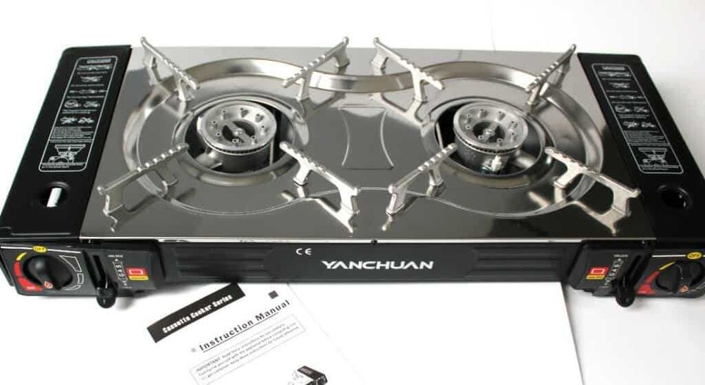 Kuchenka Turystyczna Gazowa Dwupalnikowa na kartusz i butle.