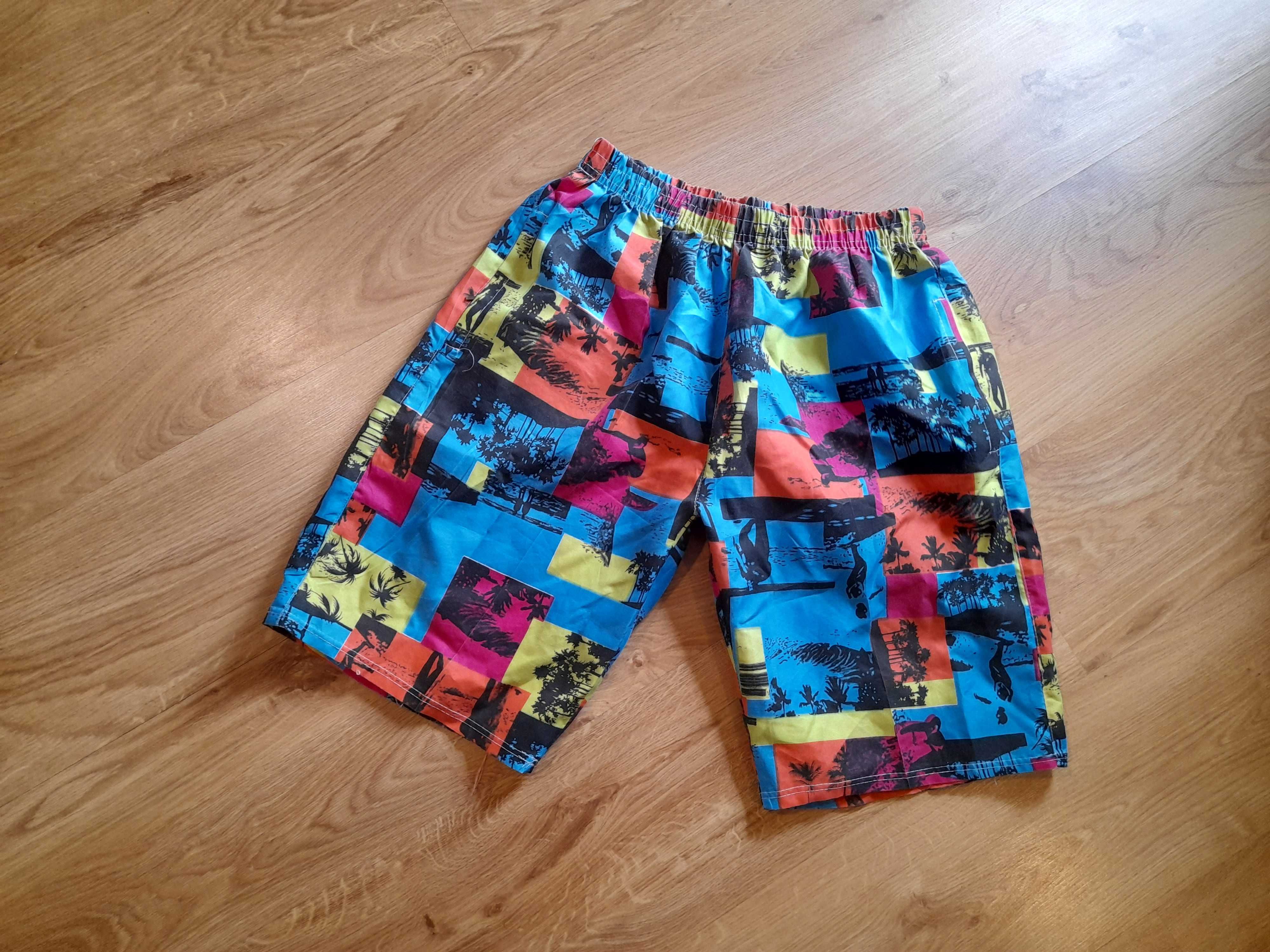 CROPP spodenki krótkie spodnie L kolorowe do pływania plażowe