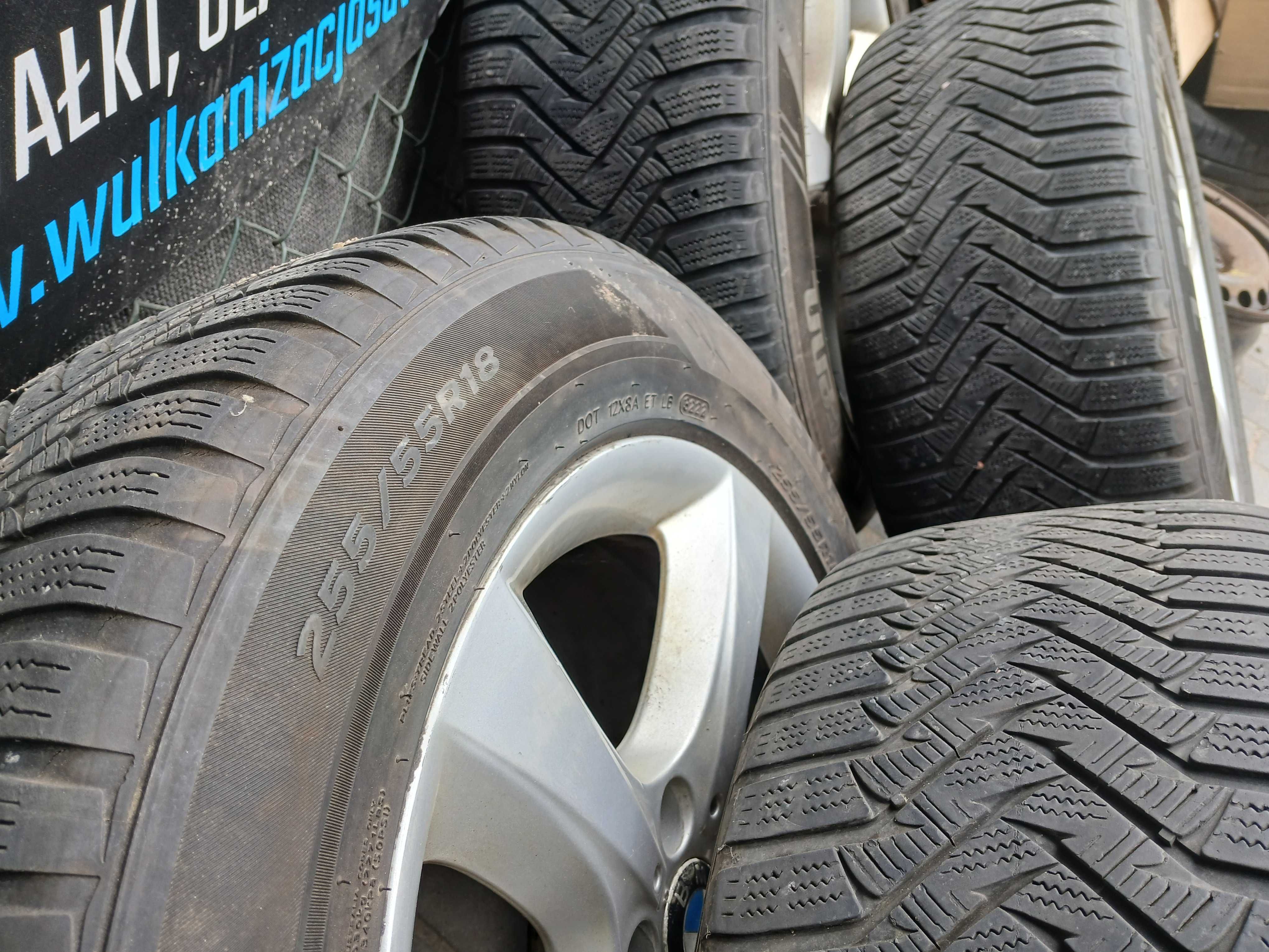 4x używane koła zimowe 255/55 R18 5x120 Bmw X3 X4 X5 X6
