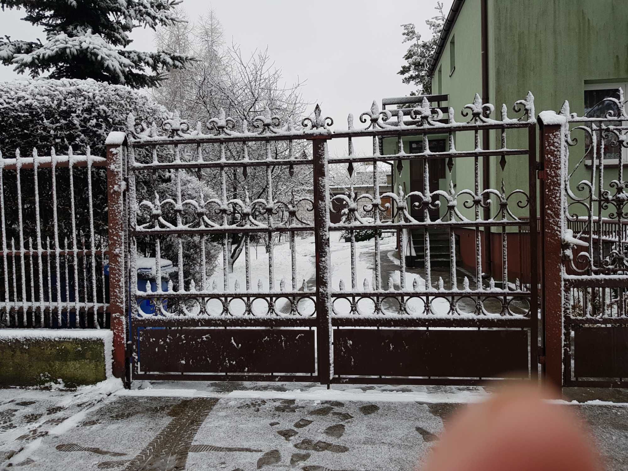 Brama stalowa kuta po renowacji 3 m z furtką lub bez