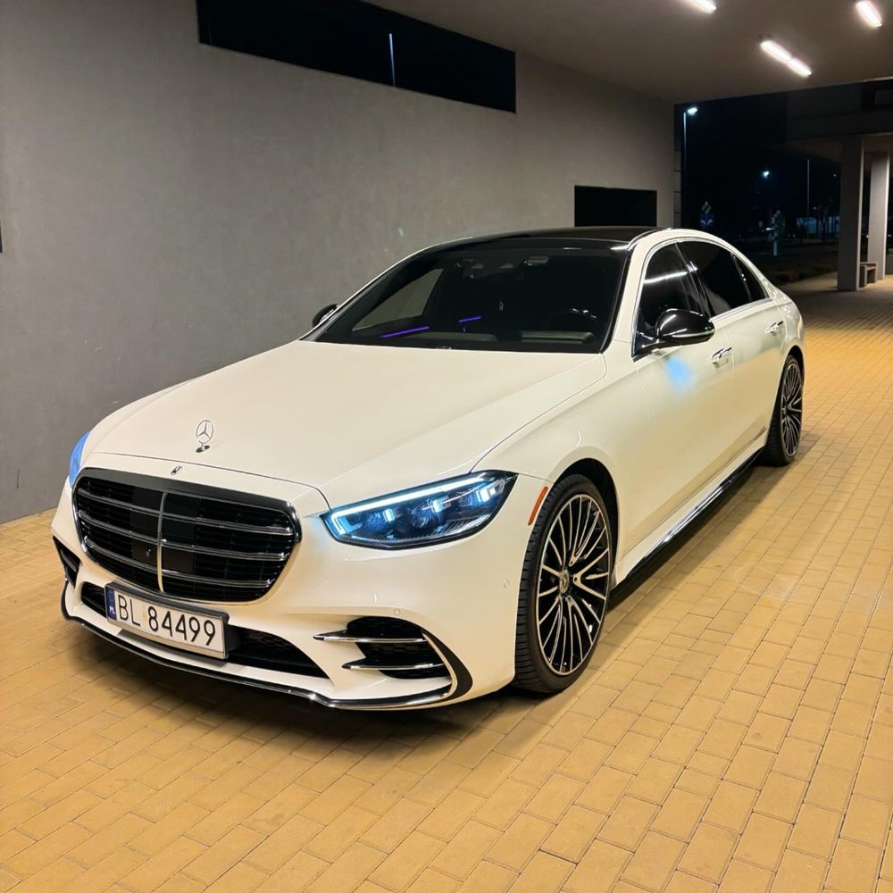 Uslug  wynajem aut na slub Mercedes s580 long version!