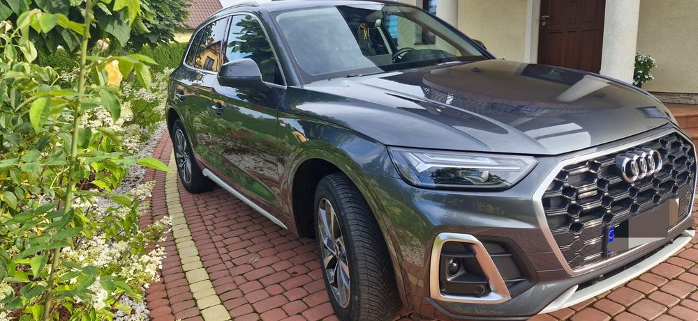 Audi q5 s-line jak nowy salon pl gwarancja lakier perła Quattro