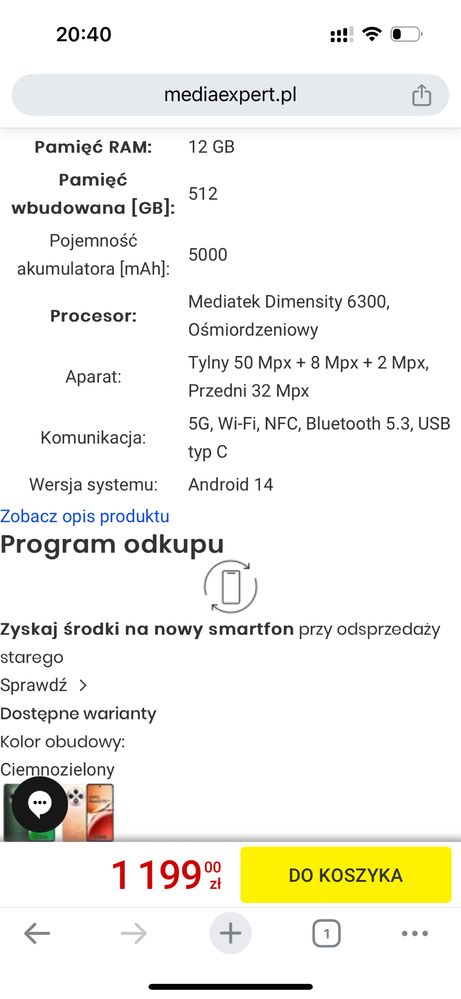 Telefon Smartfon OPPO Reno FS 5G Hit cenowy OKAZJA!