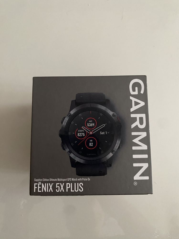 Garmin Fēnix 5X Plus Sapphire Edition, stan bardzo dobry