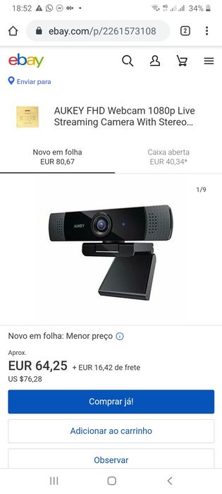 Webcam 1080p AUKEY