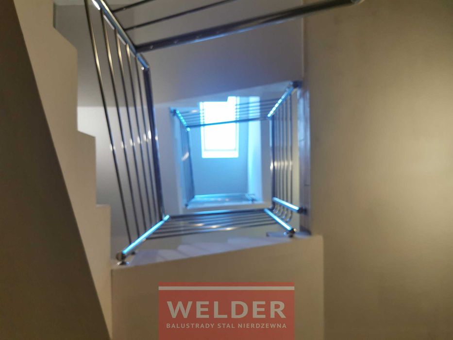 Balustrady harfa nierdzewne szklane nowoczesne loft poręcz