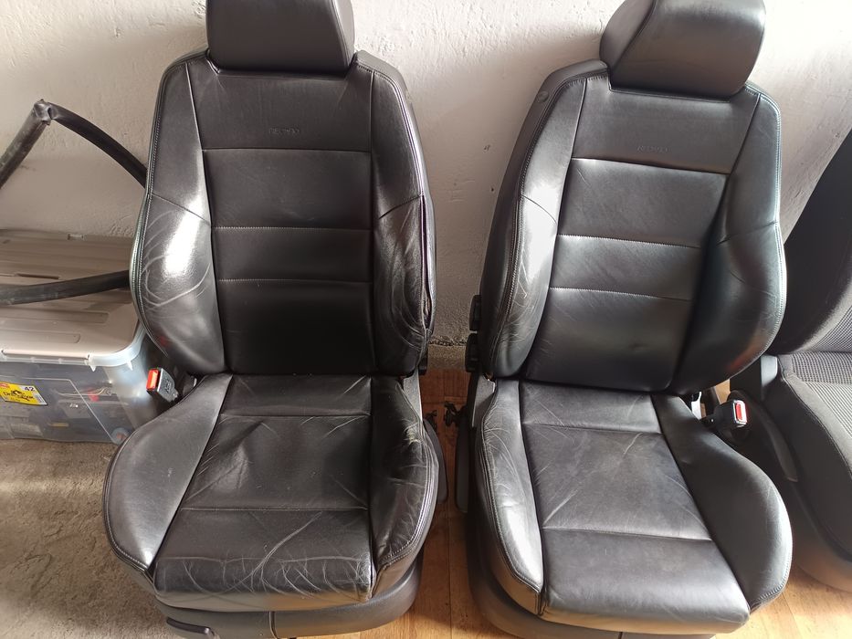 Fotele skórzane recaro golf 4 bora skóra boczki podłokietnik