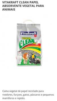 Cama vegetal de papel reciclado - Vitakraft Clean Paper - 25 Litros