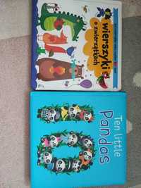 Zestaw książek dla dzieci Wierszyki i Ten Little Pandas