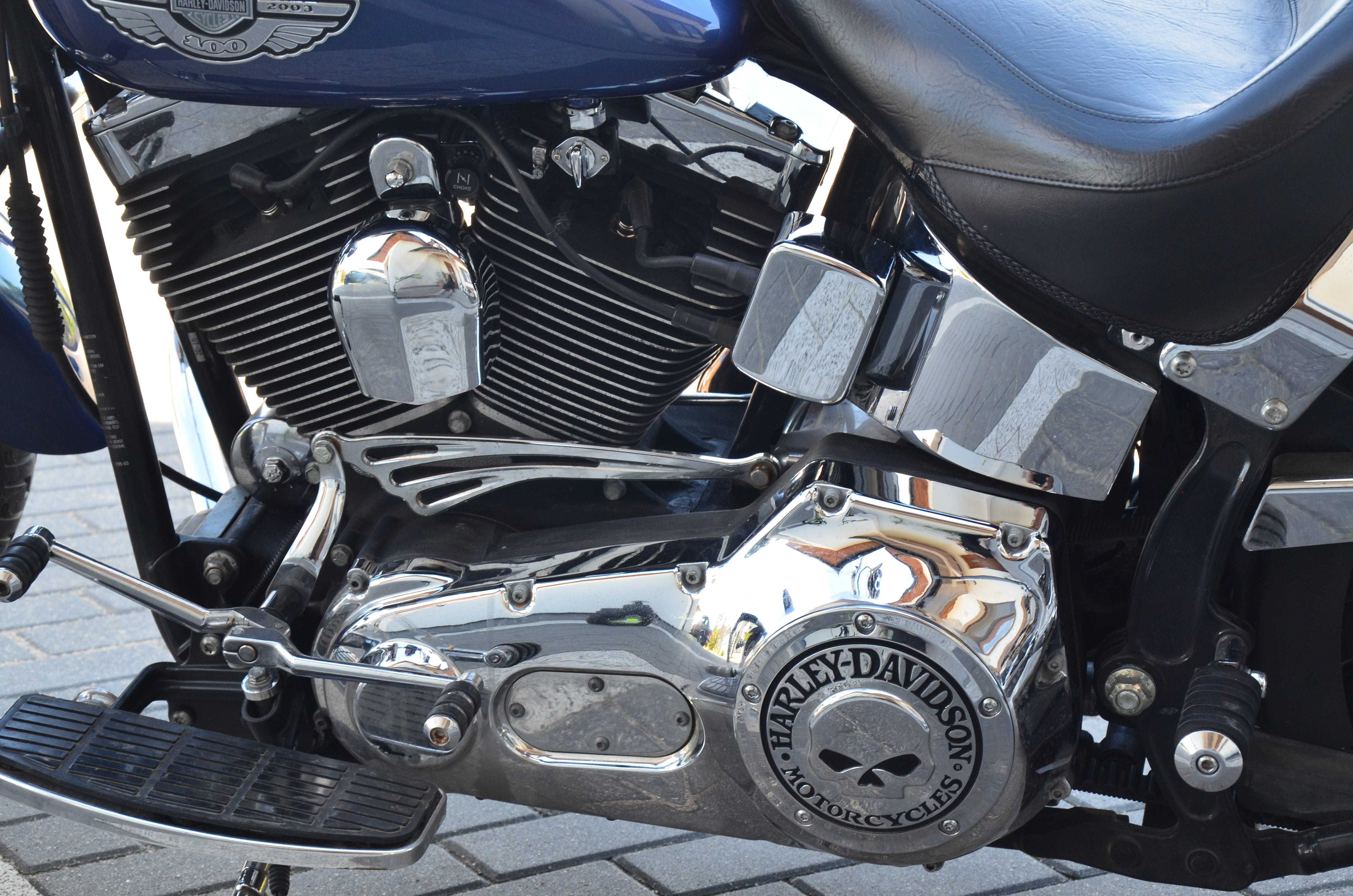 Harley Davidson FLSTF Fat Boy 1450cm3, 2003 rok,68KM, gażnik