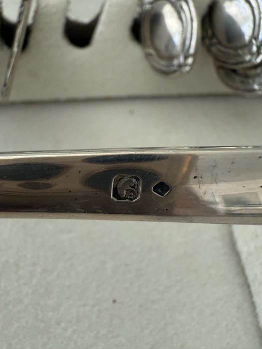 Faqueiro de Prata c/ contraste Javali