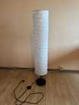 Lampa z bambusa, pod żarówki albo led E14, o wysokości 115 cm