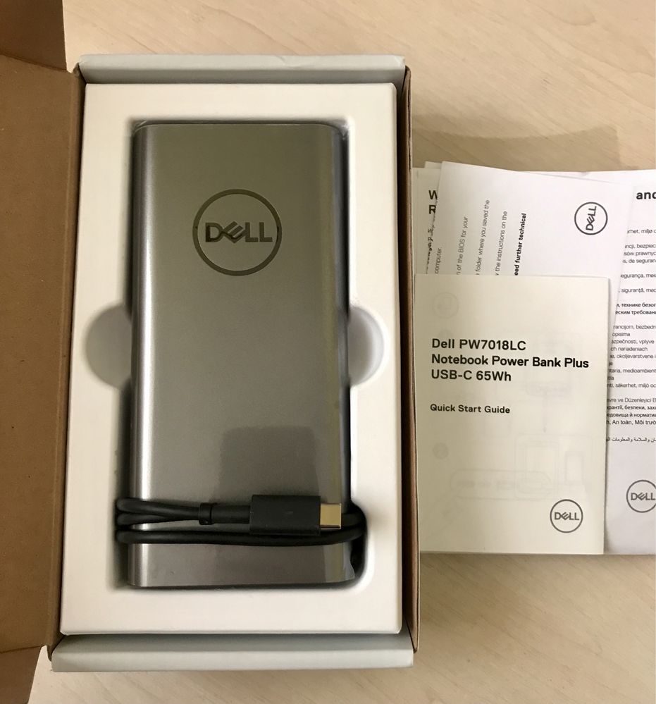 Повербанк для ноутбука USB Type-C Dell Power Companion PW7018LC