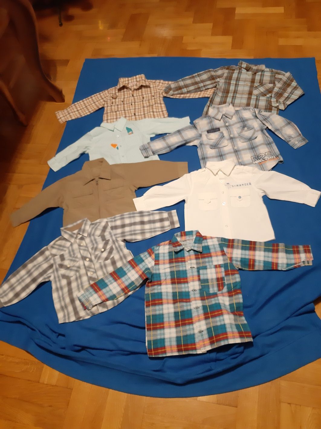 Paka rzeczy (91 szt.) dla chłopca 86-110 + 2 Kombinezony GRATIS