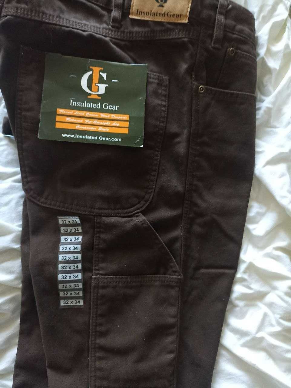 Джинси чоловічі Insulated Gear нові ,утеплені осінь зима весна . Торг.