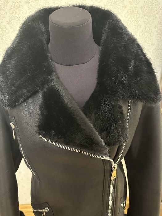 Дублянка косуха з еко норки. Розмір 44-46. В двох кольорах.
