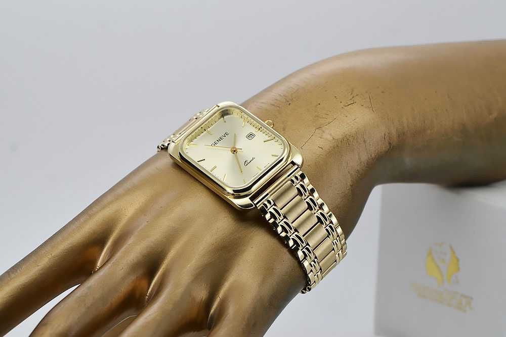 Złoty zegarek męski 14k 585 Geneve mw001y&mbw009y Poznań biżuteria