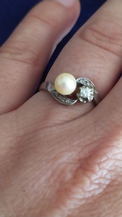 Anél de ouro branco