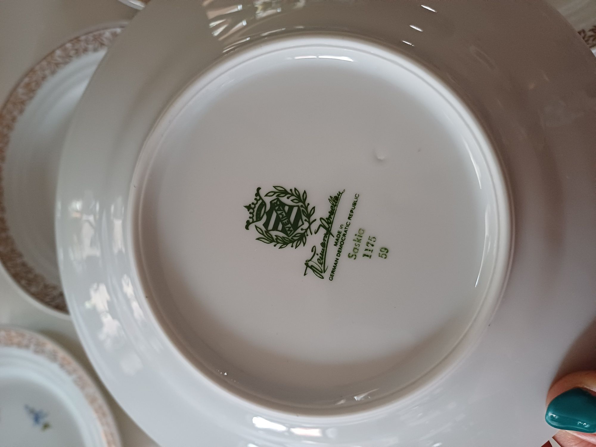 6 talerzyków porcelanowych Weimar