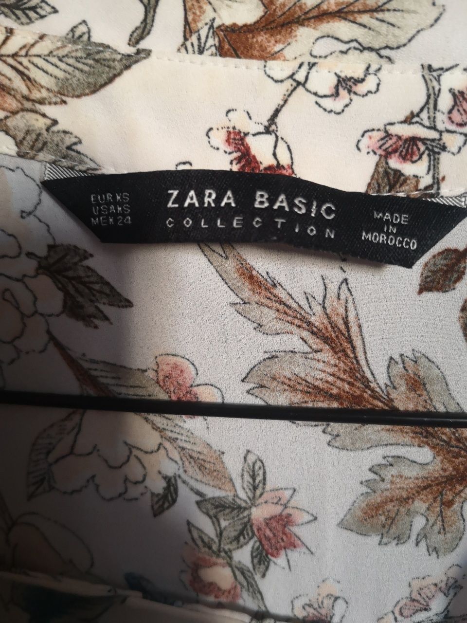 Яскрава шифонова блуза ZARA