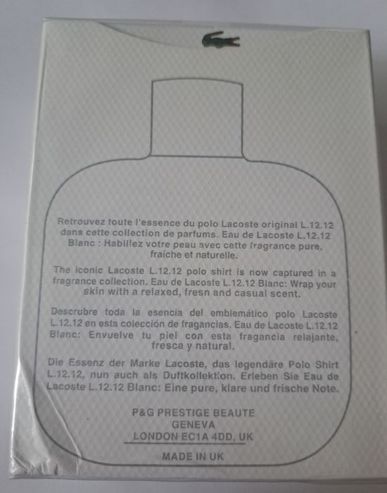 Perfumy męskie Lacoste 100ml