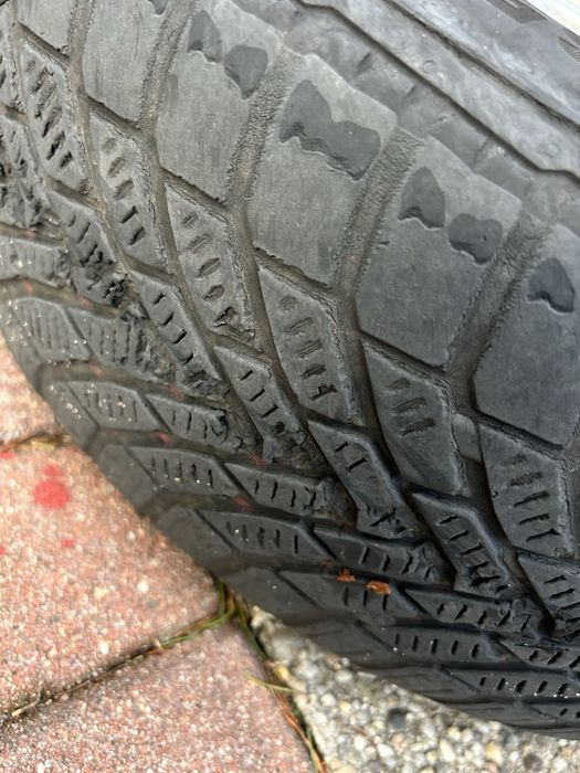 4x felga aluminiowa 15” 5x110 ET 41 SAAB z oponami zimowymi