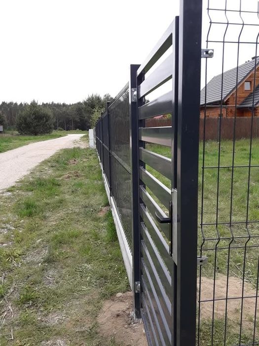 Bramy ogrodzenia Panelowe palisadowe furtki