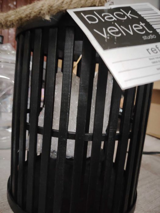 Lampion ogrodowy czarny