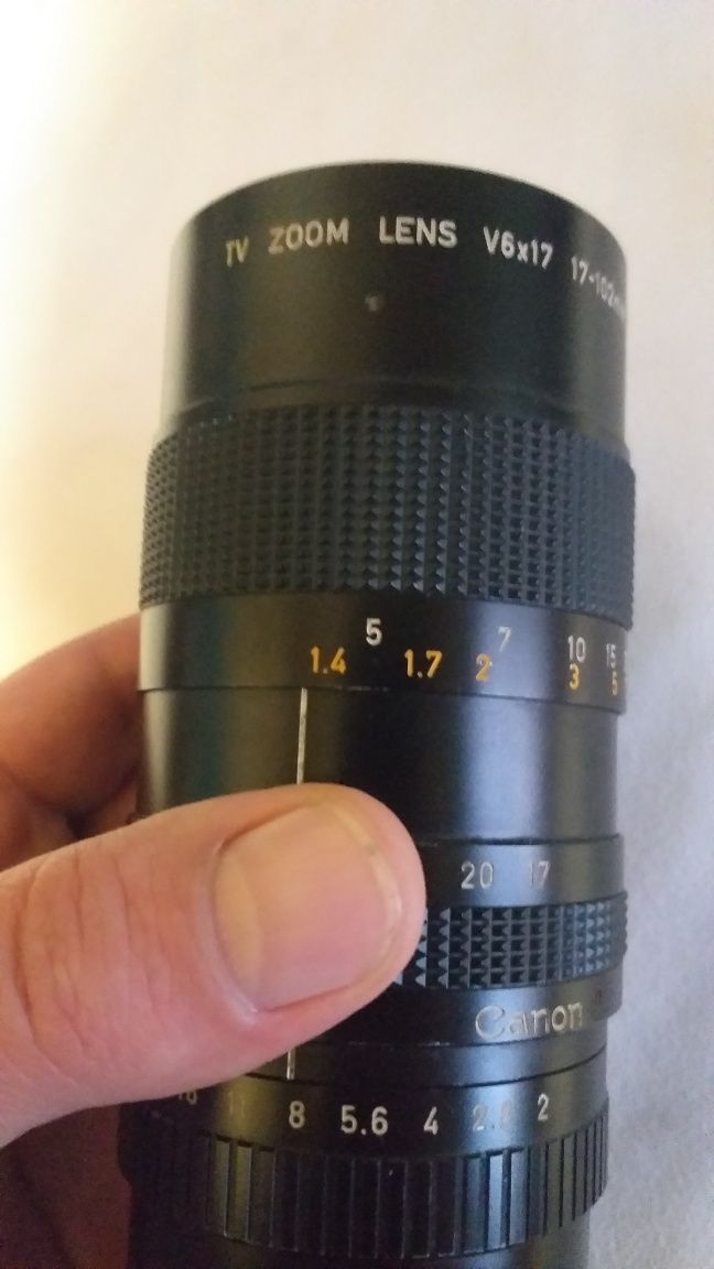 Винтажный телеобьектив для камеры Canon!