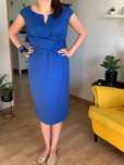 Fajna niebieska sukienka Taboo 44 XL