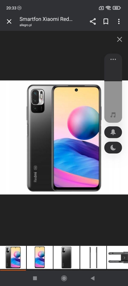 Redmi Note 10 z siecią 5G