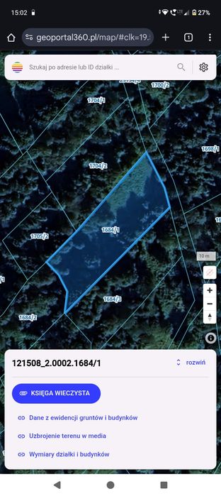 Działka rolna zawoja centrum 18ar