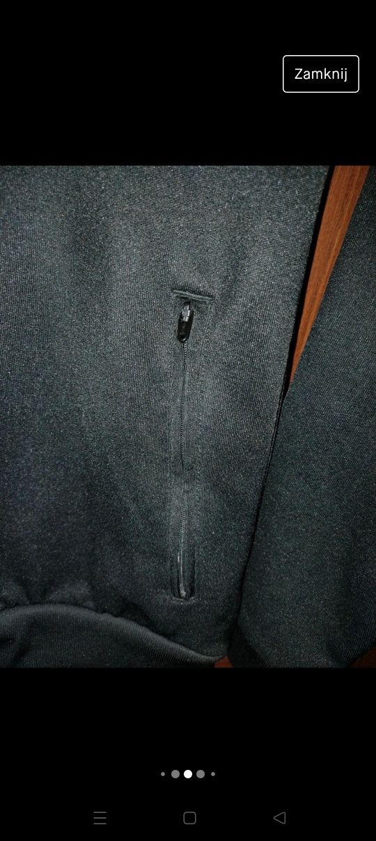 Bluza męska czarna z kapturem Adidas