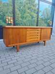 Komoda tekowa,sideboard,vintage design,Dania lata 60-70,mid-century
