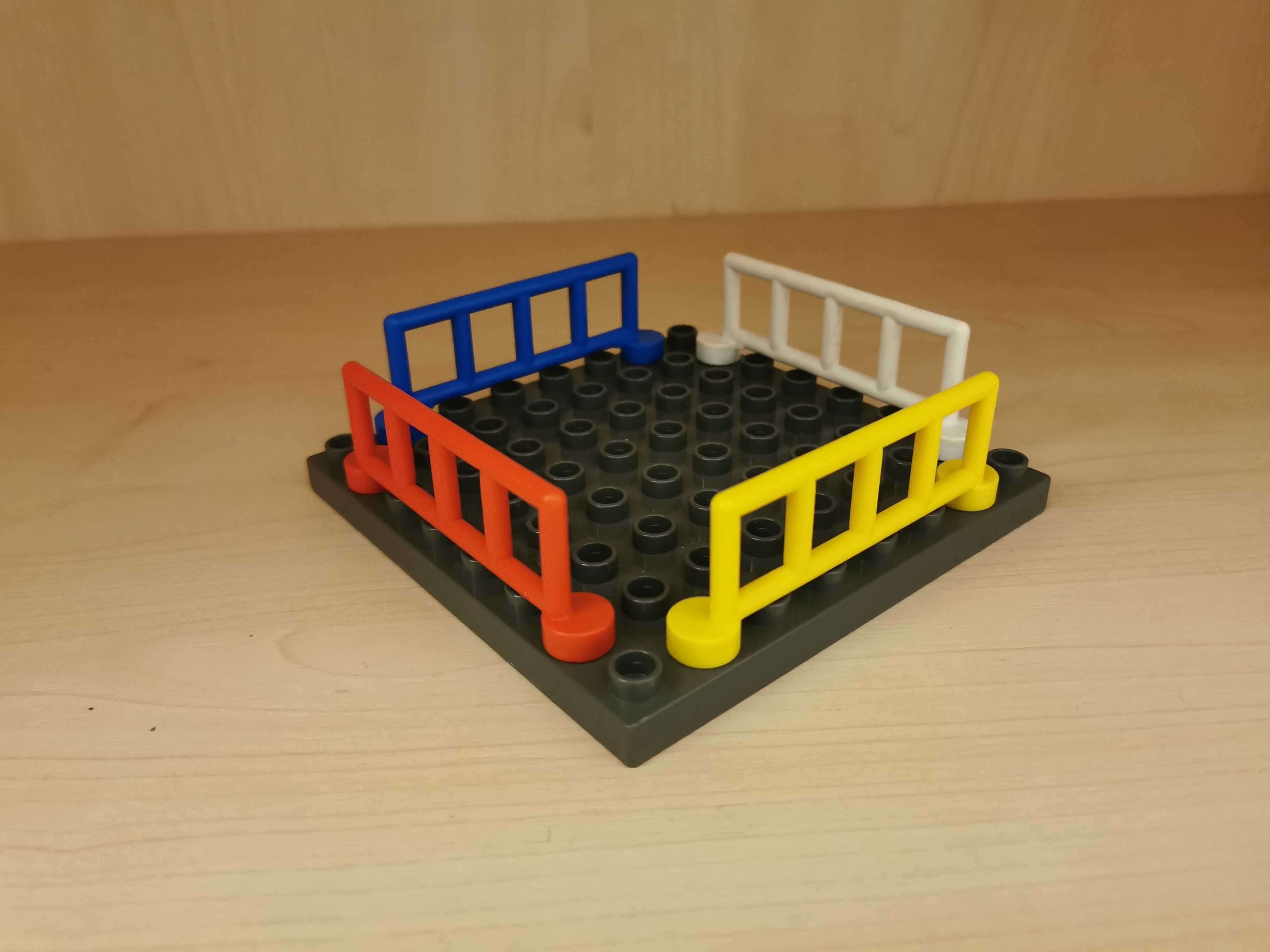 Lego Duplo płoty balustrady różnokolorowe