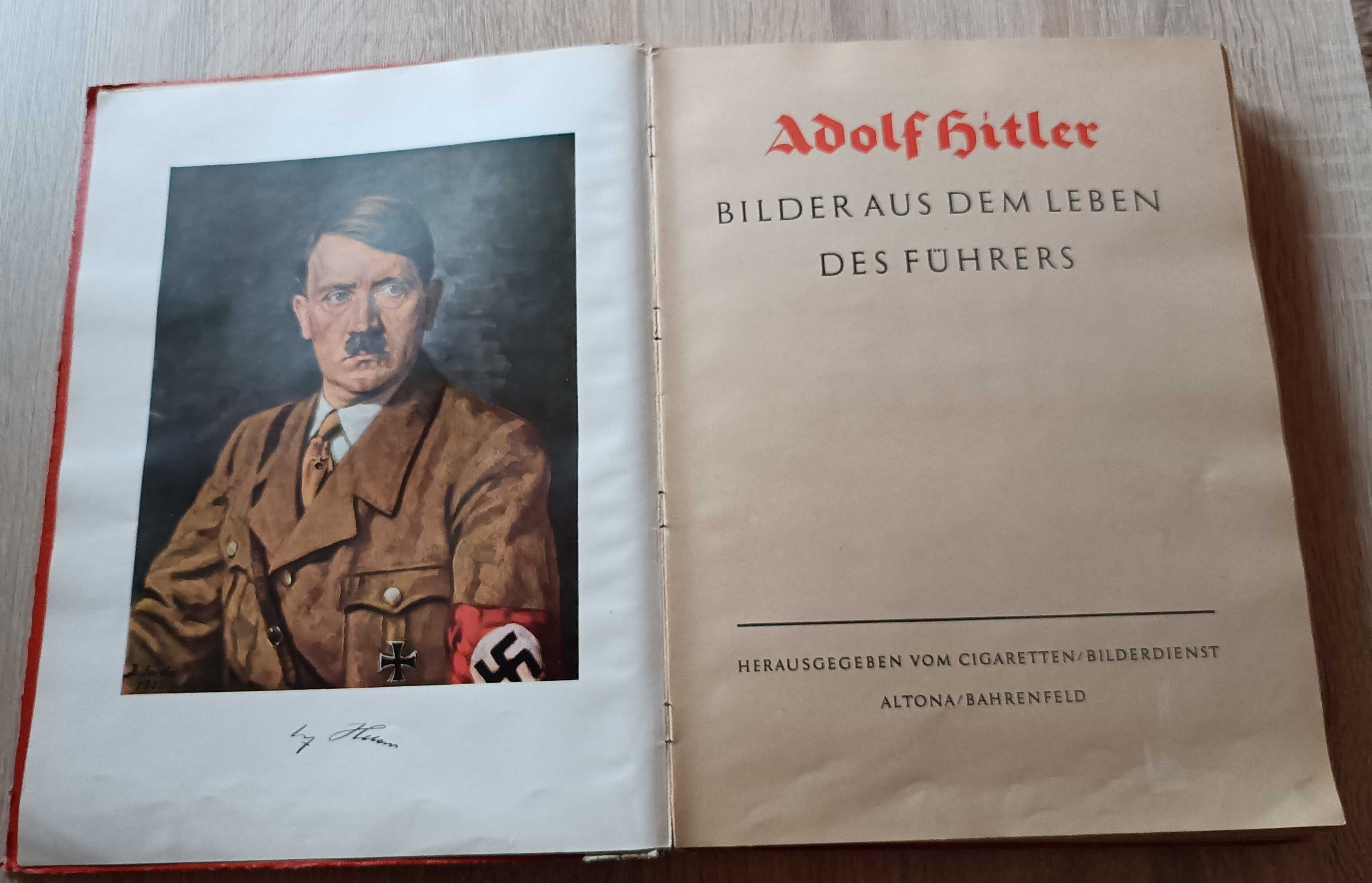 kolekcjonerski album  Adolf Hitler bilder aus dem leben des führers