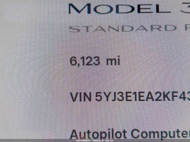 TESLA MODEL 3 Long Range 2019