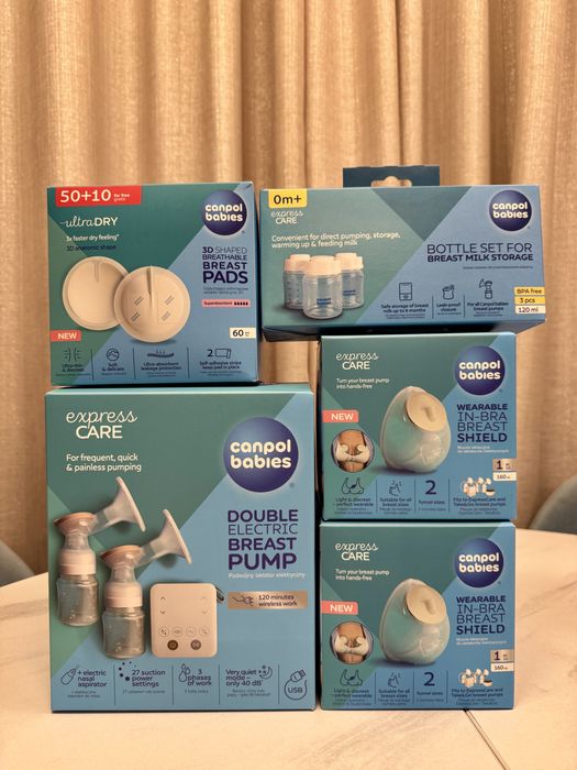 Zestaw Laktator Canpol Babies plus akcesoria - Nowy nie używany