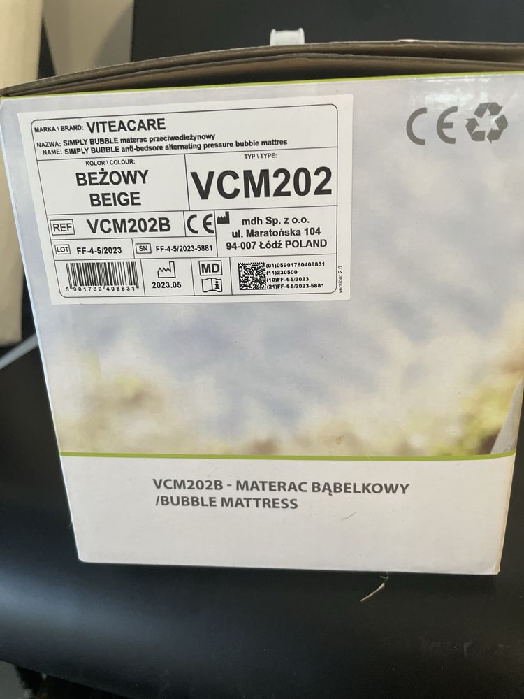 Materac przeciwodleżynowy